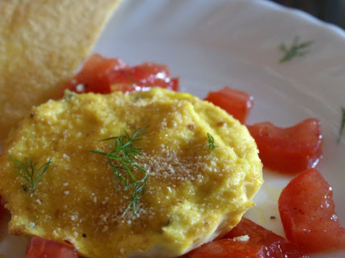 Tortino di ricotta e salmone