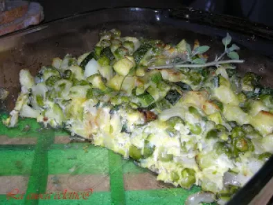Tortino di verdure con contorno di insalatina croccante - foto 2