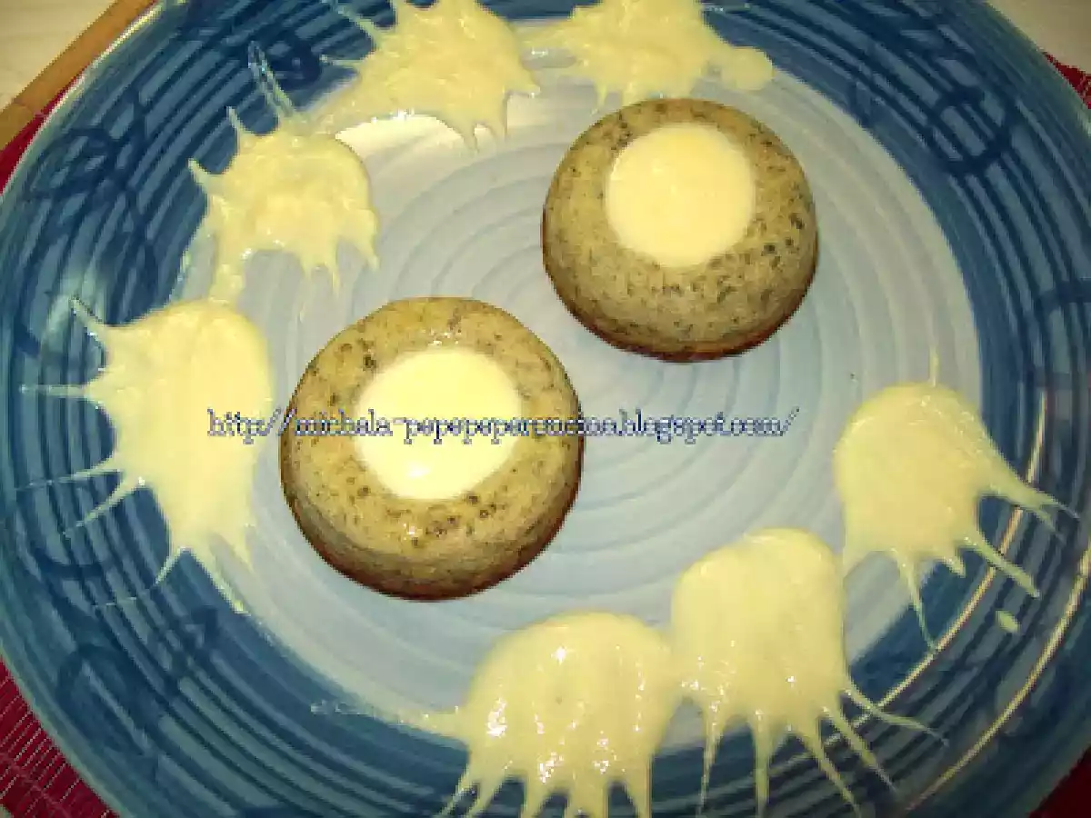 TORTINO DI ZUCCHINE CON CREMA INGLESE DI ROBIOLA