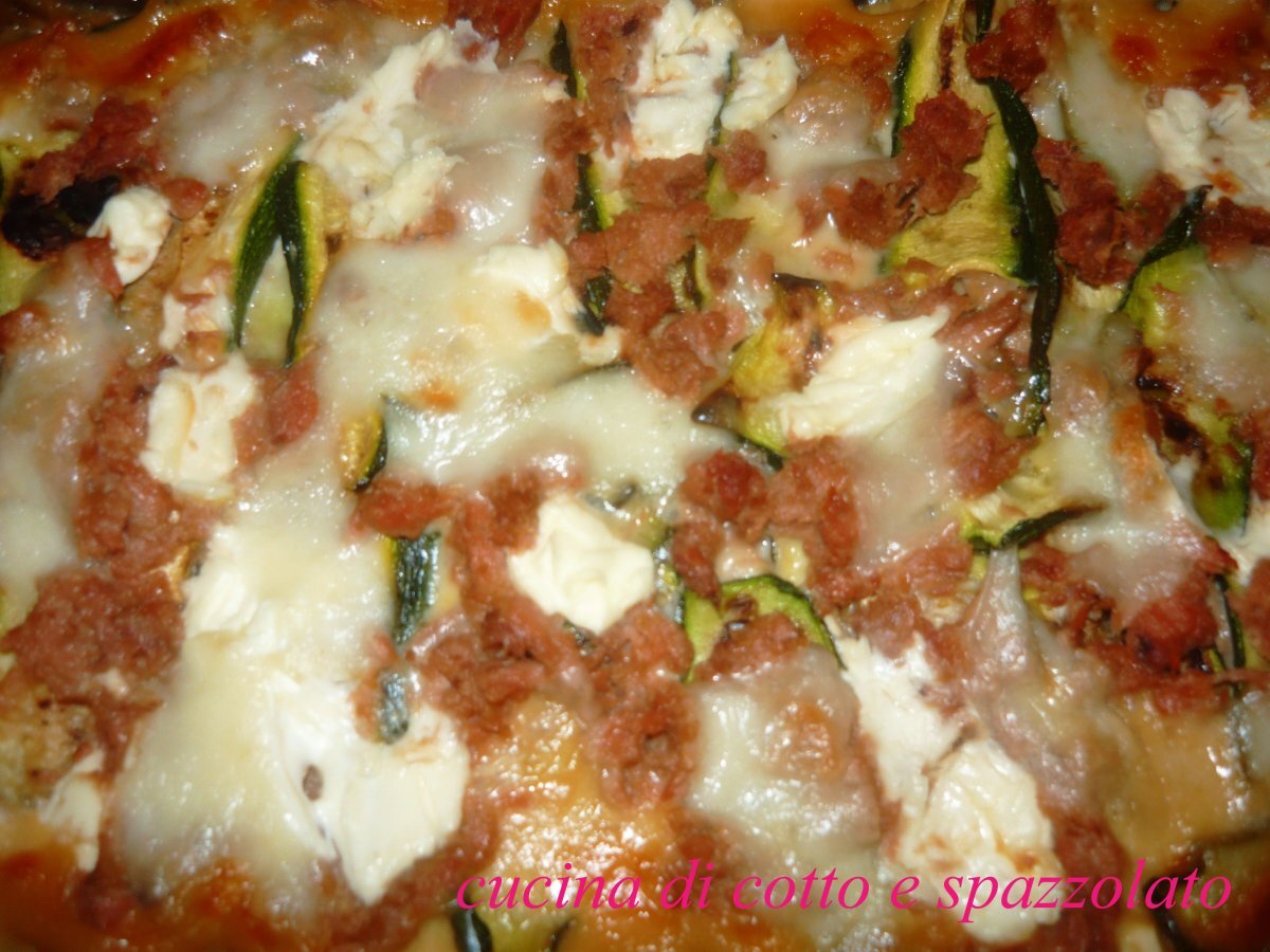 Tortino di zucchine e tonno