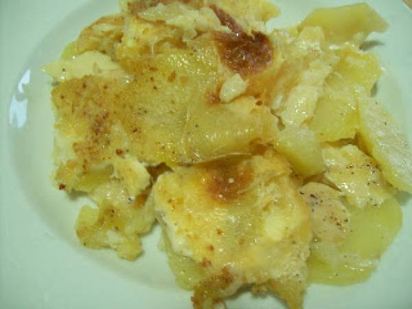 Tortino patate e baccalà