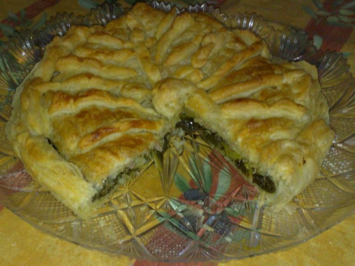 Tortino rustico broccoli (friarielli), salsiccia e provola