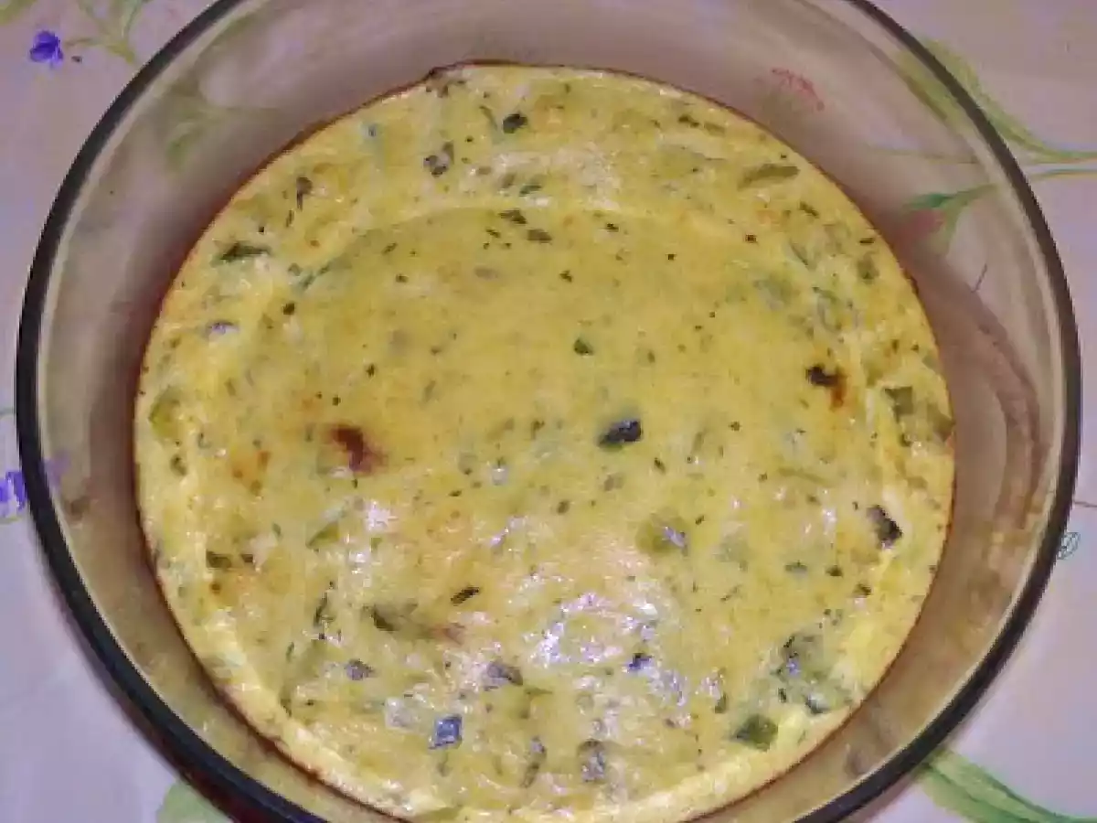 Tortino zucchine e pecorino