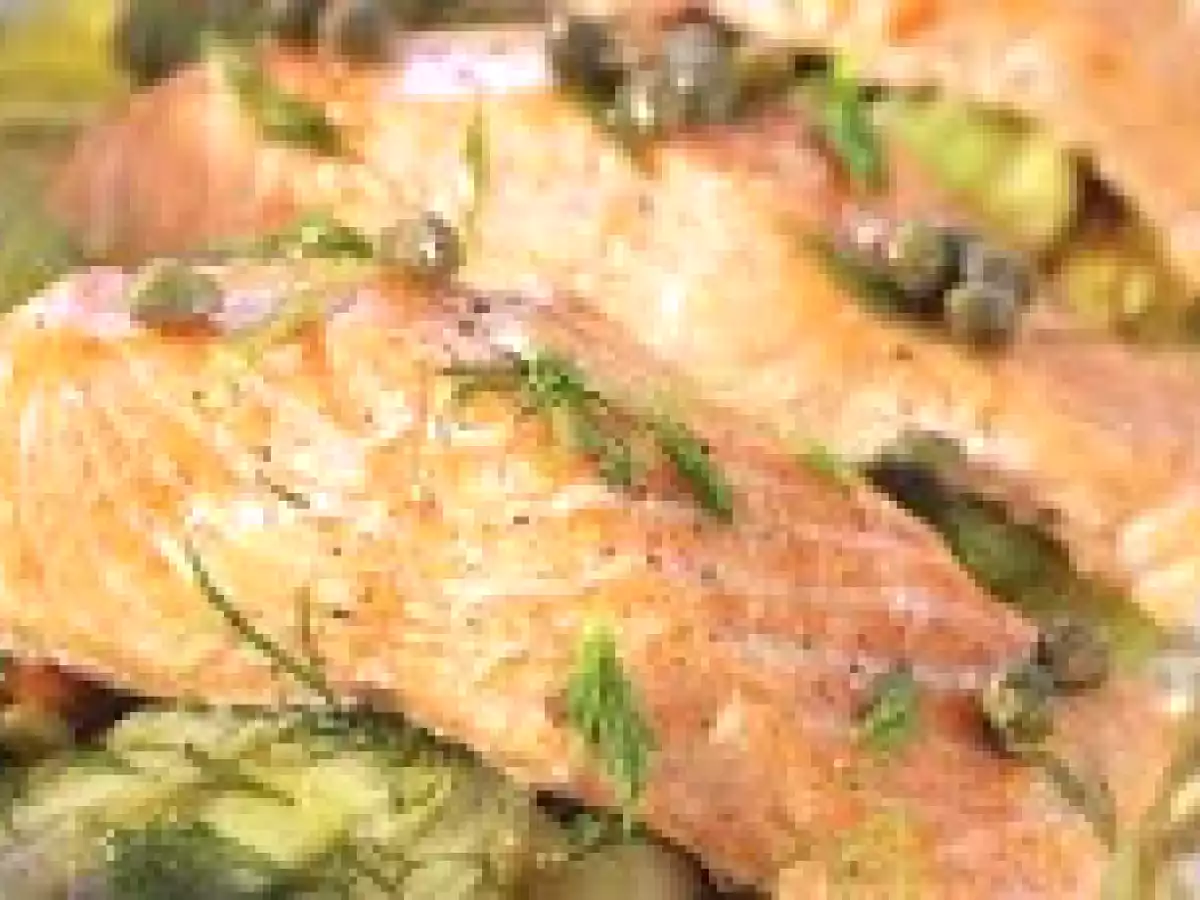 Tranci di salmone al forno