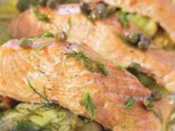 Tranci di salmone al forno