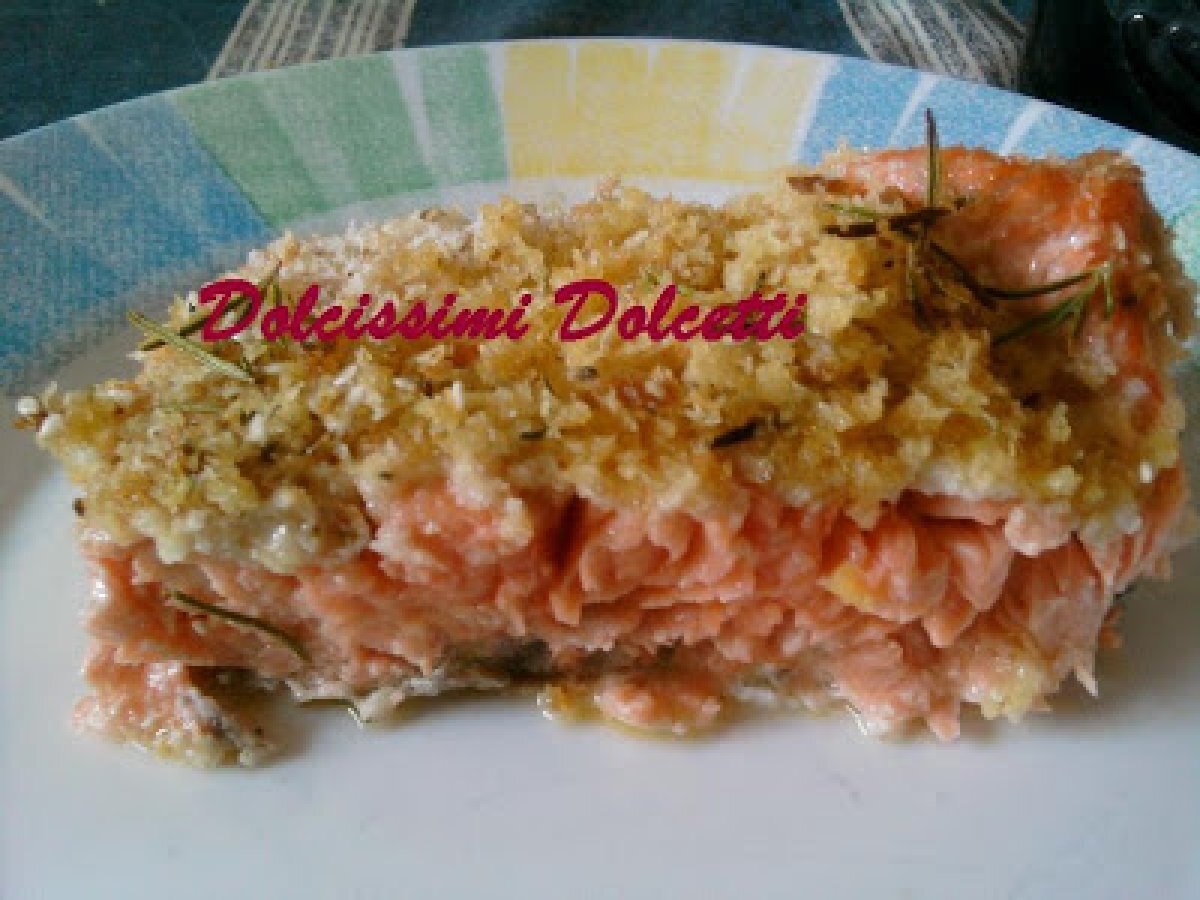 Tranci di salmone al forno con semi di sesamo - foto 2