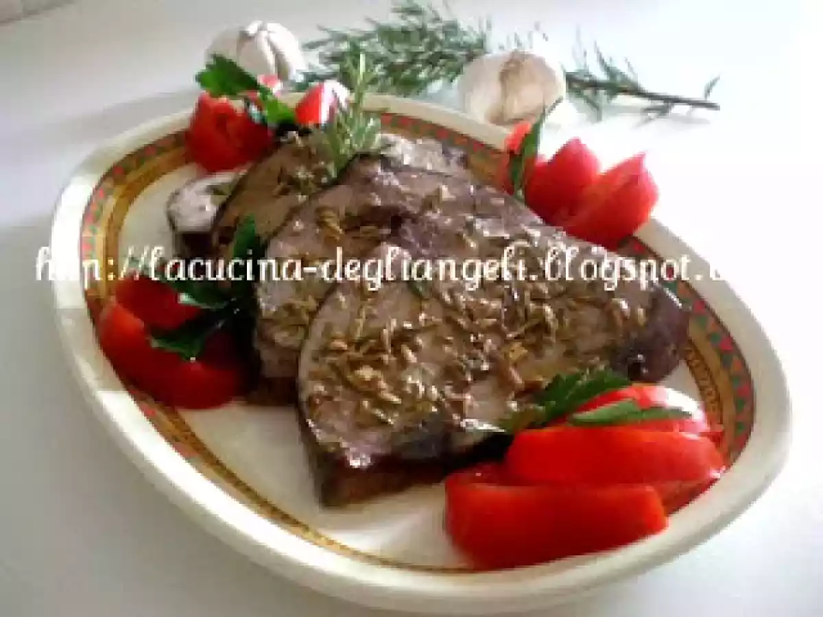 Trancio di tonno alla Siciliana