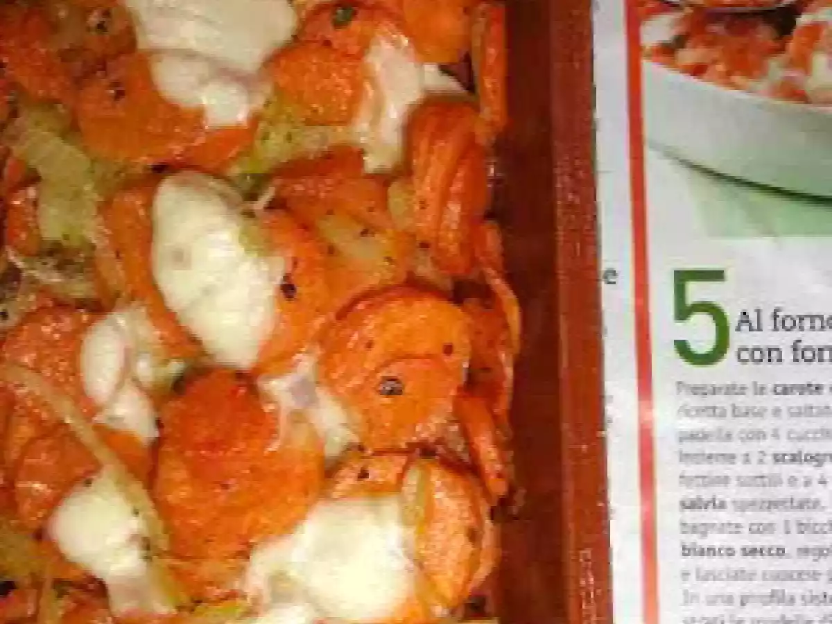 Trattoria Moderna: Carote con formaggio al forno