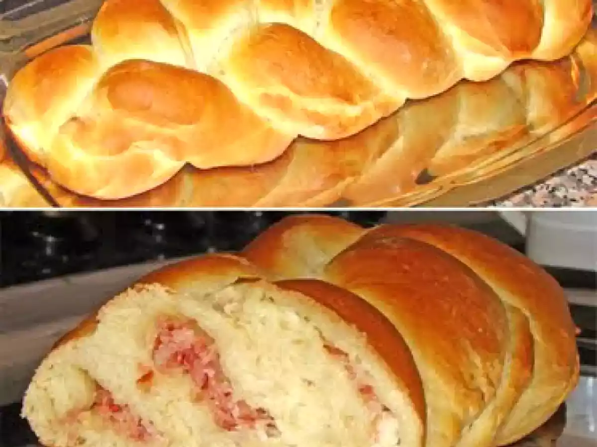 TRECCIA DI PAN BRIOCHE CON SPECK