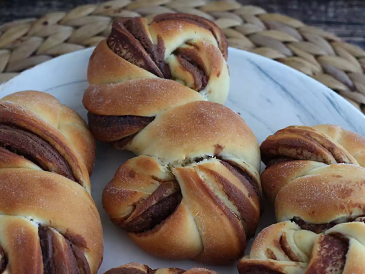 Treccine di brioche al cioccolato - foto 3