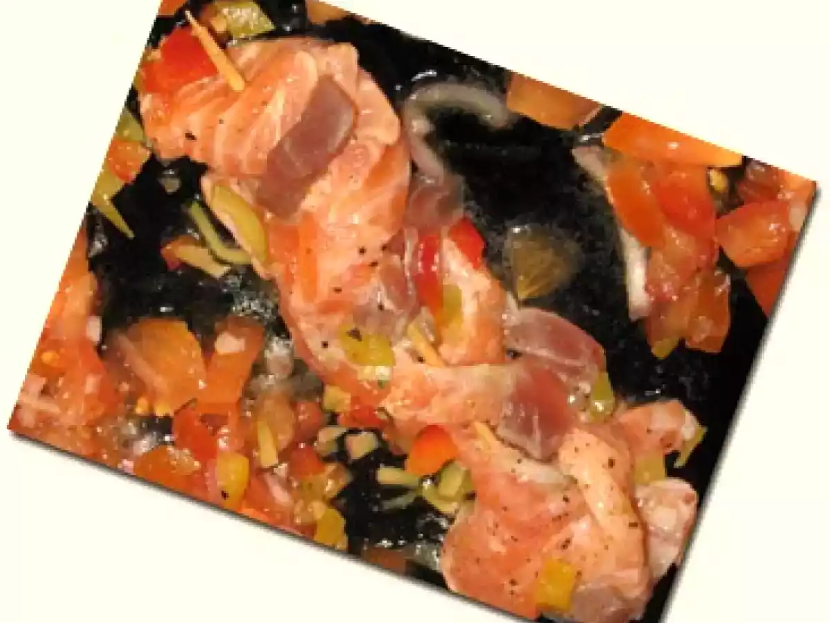 TRECCINE DI SALMONE E TONNO MARINATI.. - foto 2