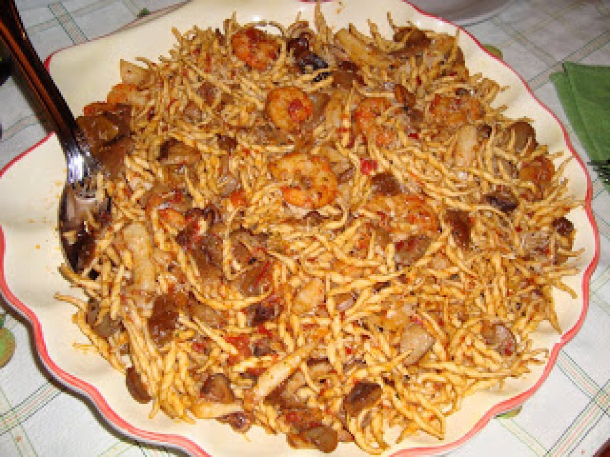 Trofie ai frutti di mare gratinate, foto 1