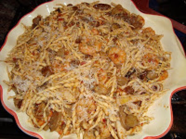 Trofie ai frutti di mare gratinate, foto 2