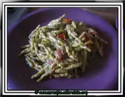 Trofie al pesto e pomodorini