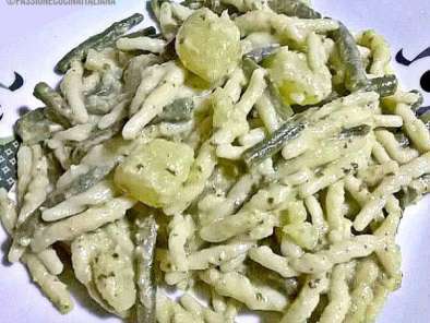 Trofie alla Ligure con Pesto, Patate e Fagiolini