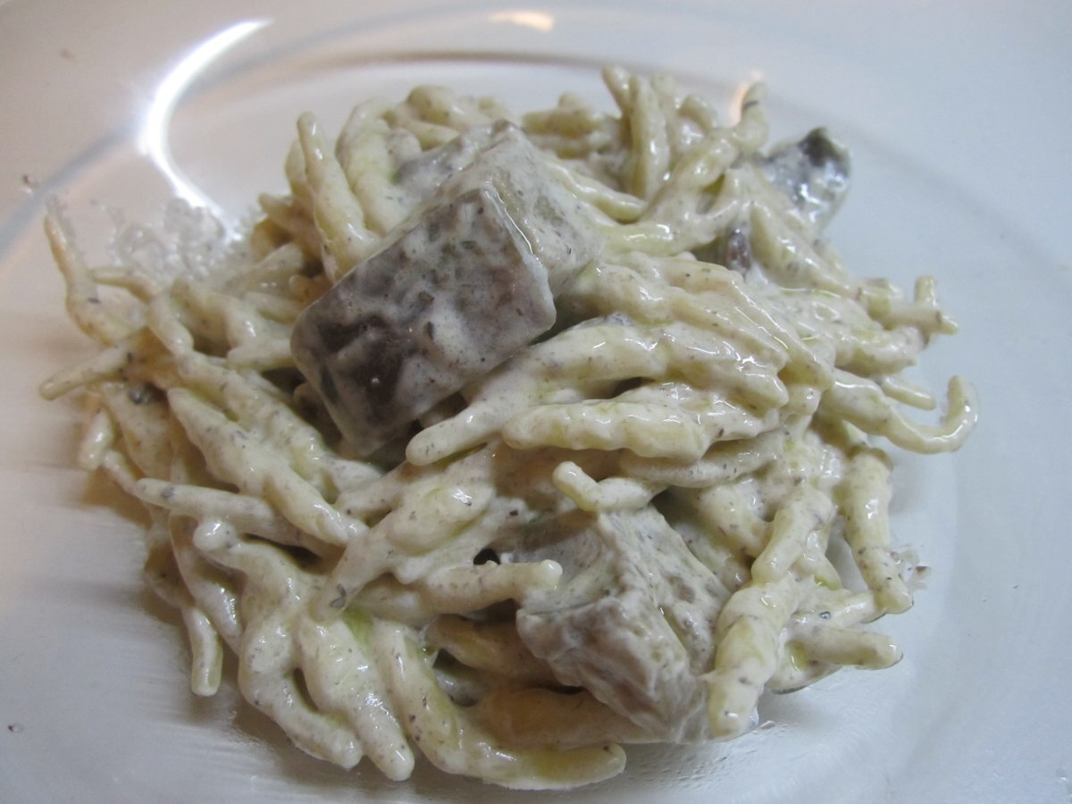 Trofie funghi e tartufo