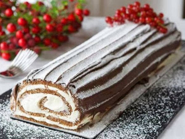 Tronchetto Di Natale Tiramisu.Tronchetto Con Crema Al Mascarpone Ricetta Petitchef