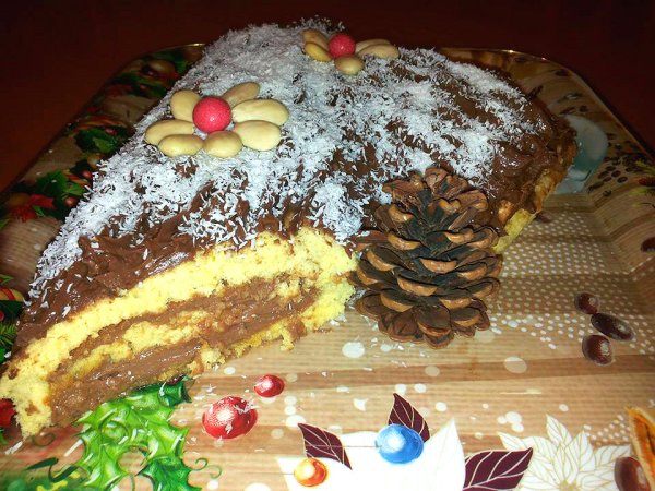 Tronchetto Di Natale Bimby Youtube.Tronchetto Di Natale Mascarpone E Nutella Ricetta Petitchef