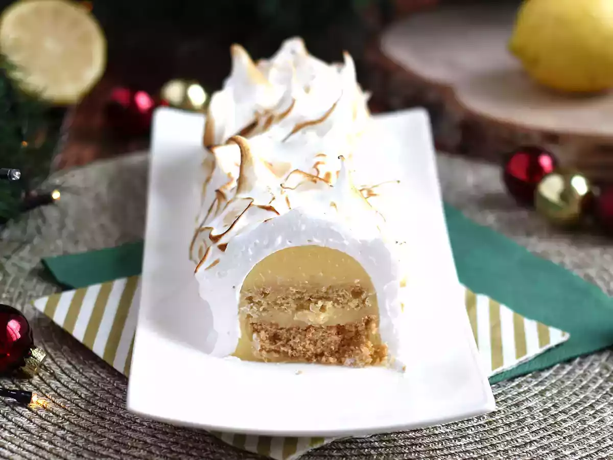 Tronchetto meringato al limone - foto 2