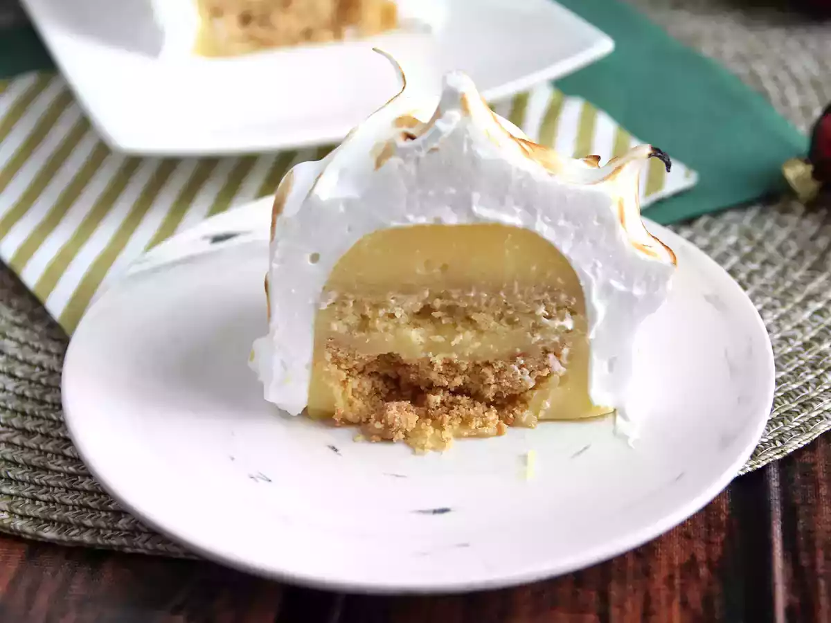 Tronchetto meringato al limone - foto 3