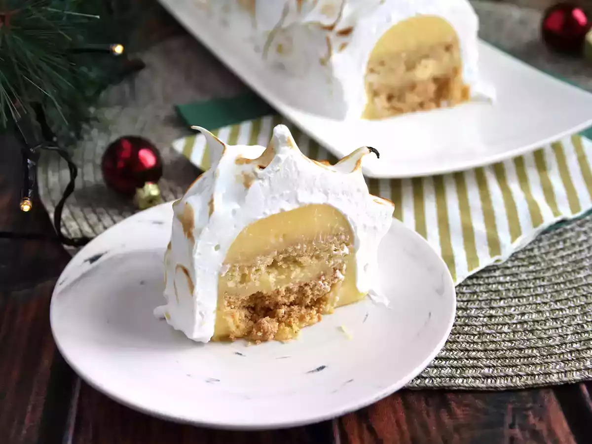 Tronchetto meringato al limone - foto 7