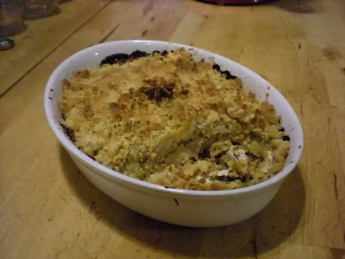 Un Crumble salato? si ma con i peperoni
