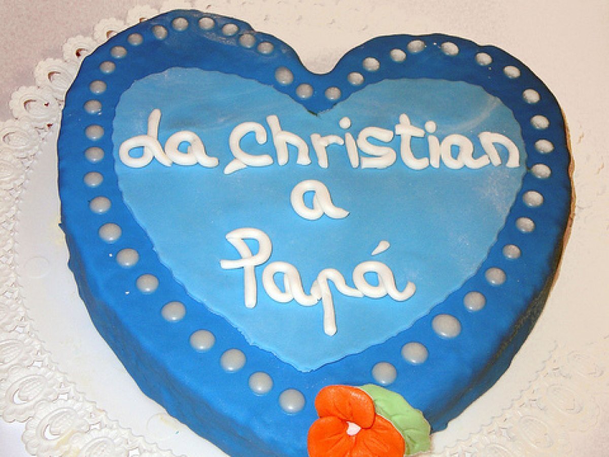 Un dolce cuore per la festa del papà