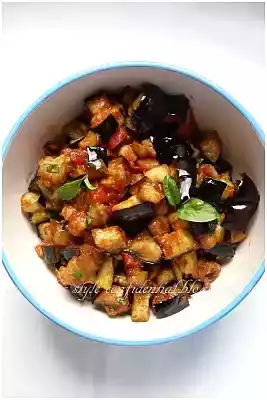 Una domenica al mare e come ricetta le melanzane a funghetto