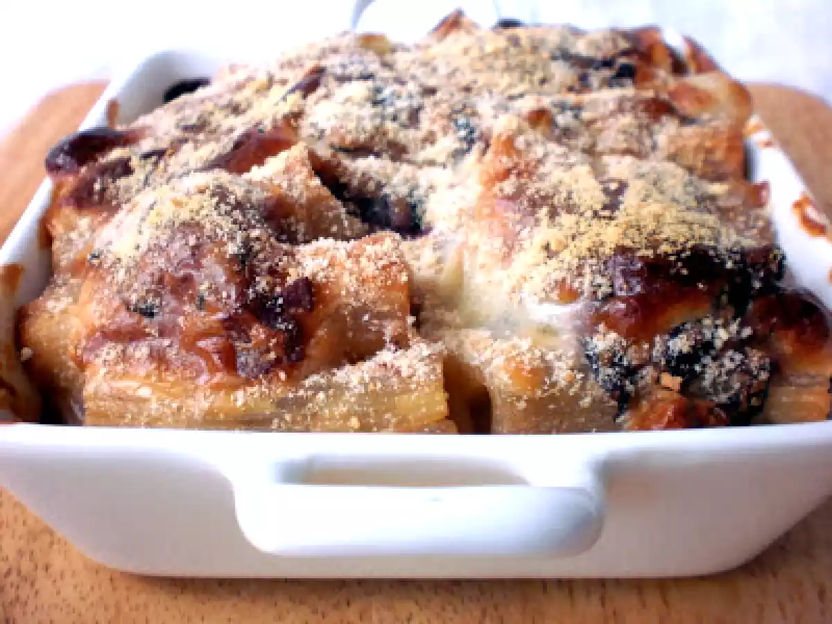 Una robusta pasta al forno, radicchio, taleggio e speck - foto 2