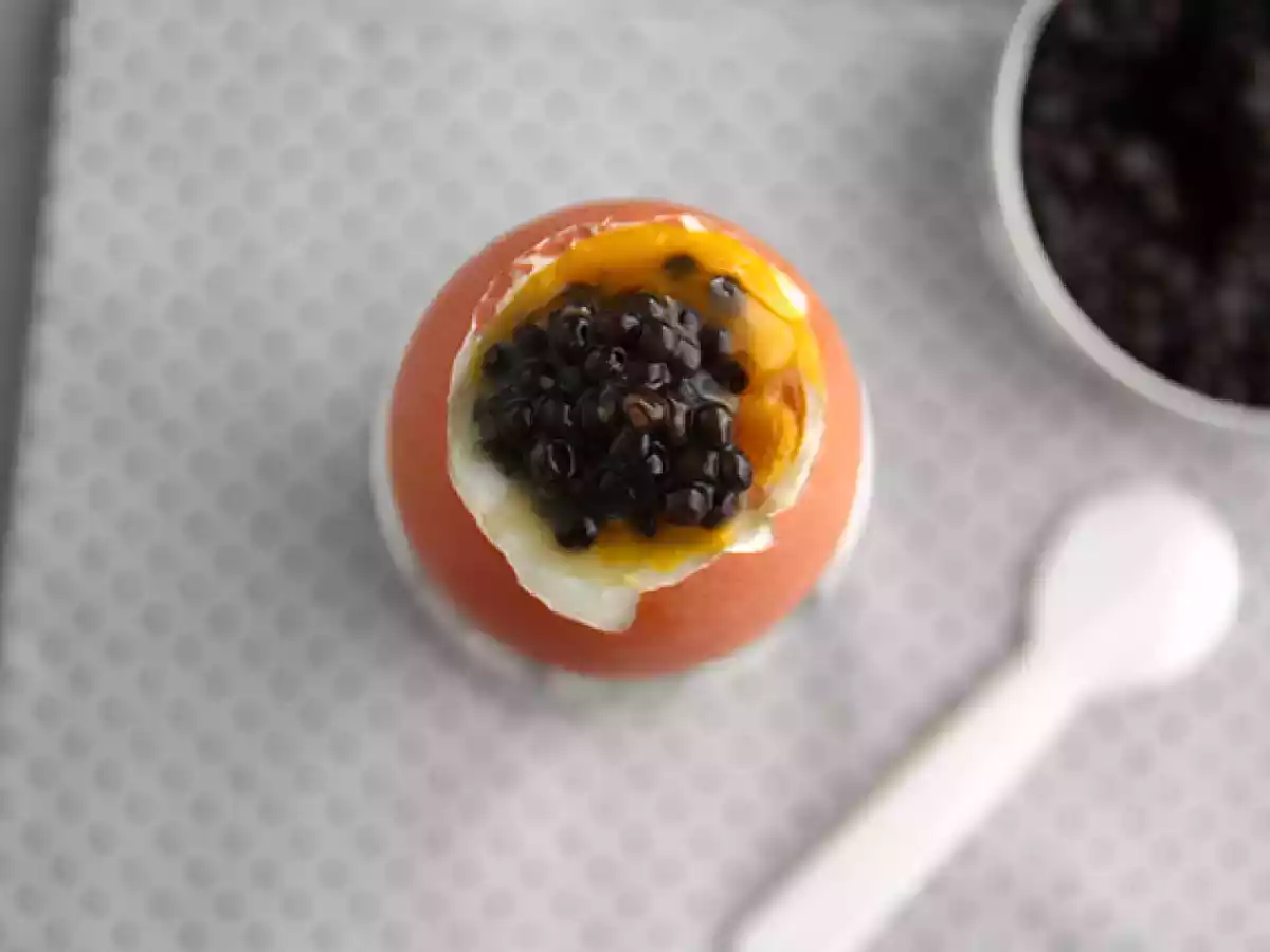 Uovo alla coque con caviale - foto 2