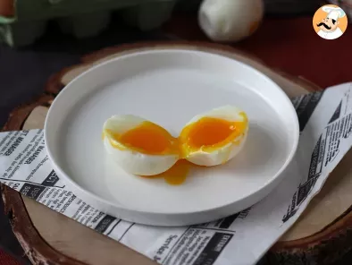 Uovo barzotto con friggitrice ad aria