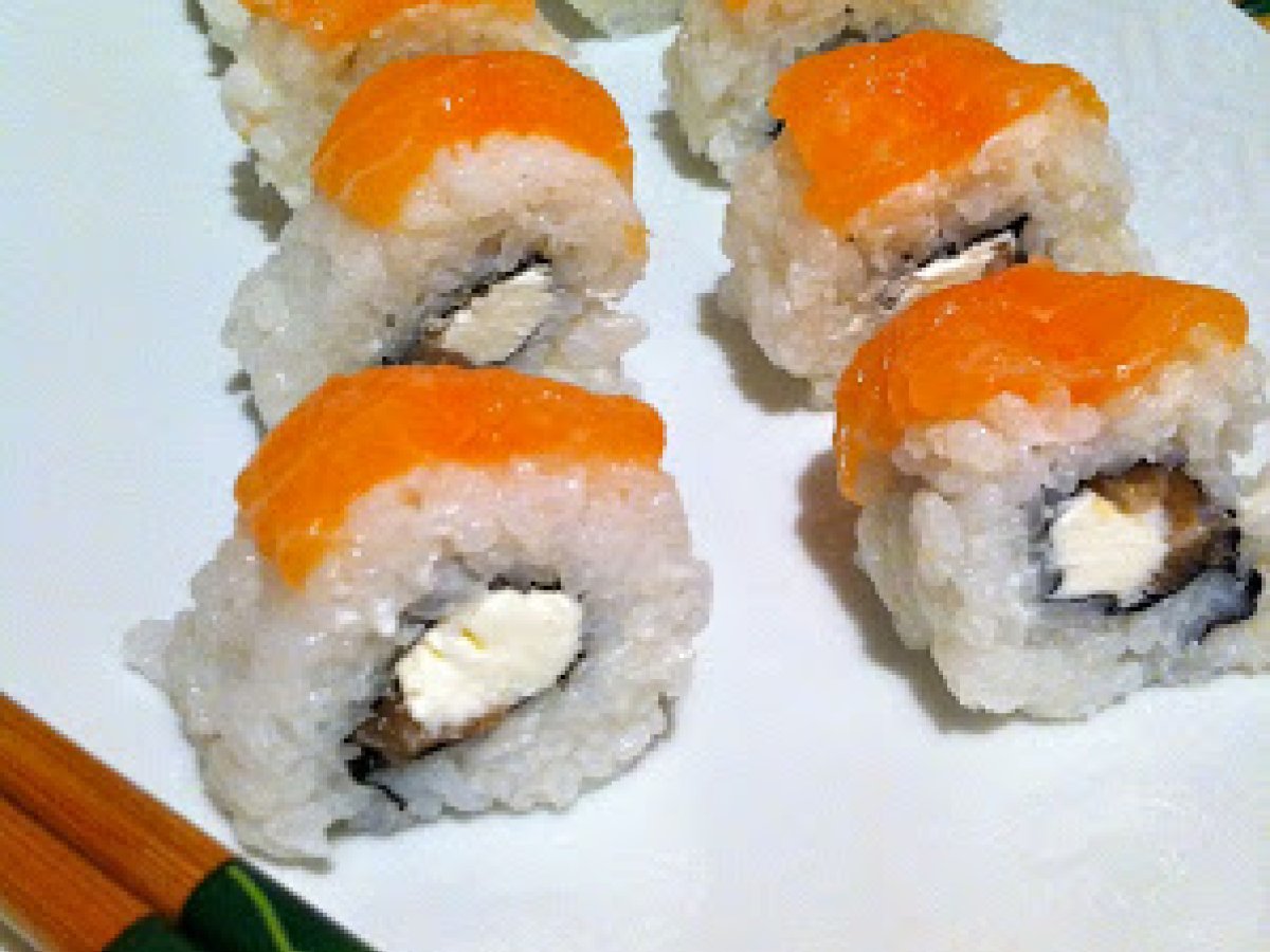 Uramaki salmone out