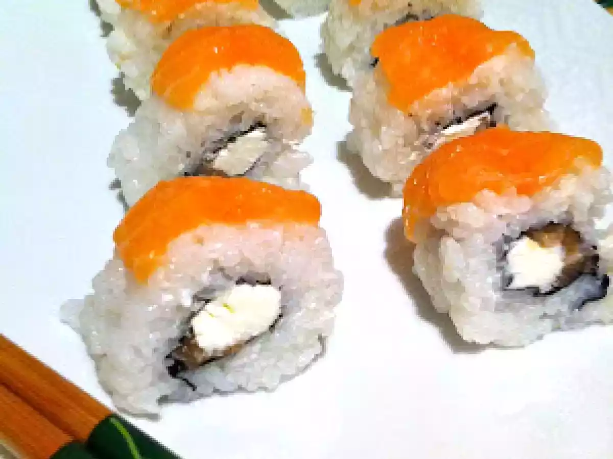 Uramaki salmone out