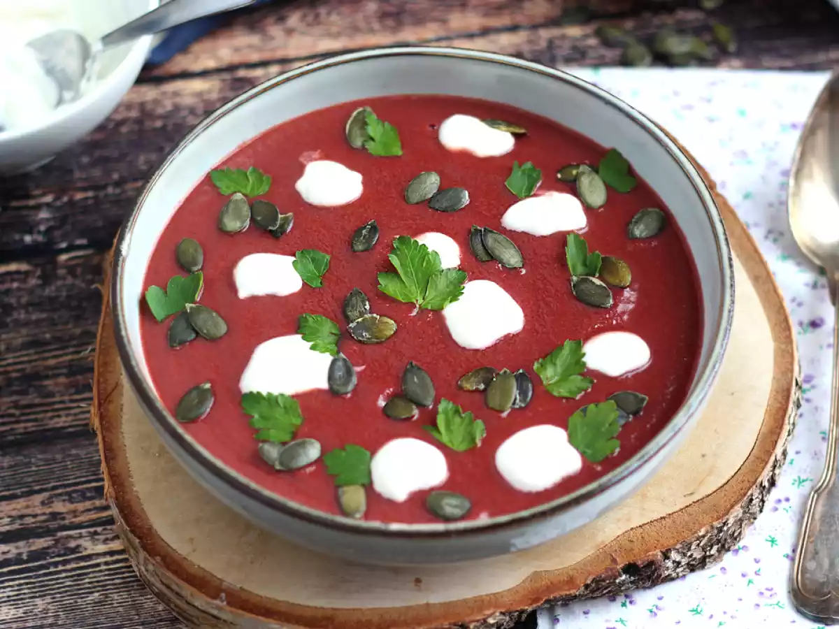 Vellutata di barbabietola