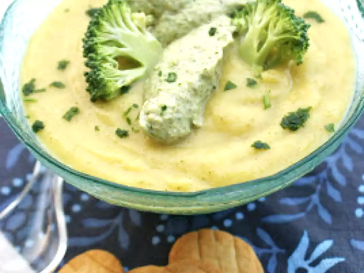 Vellutata di broccoli e zucca gialla