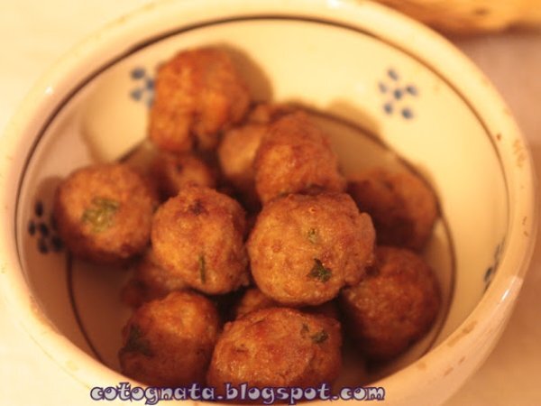Vellutata di fave e finocchi con polpette di magro.... il sole mentitore.., foto 2