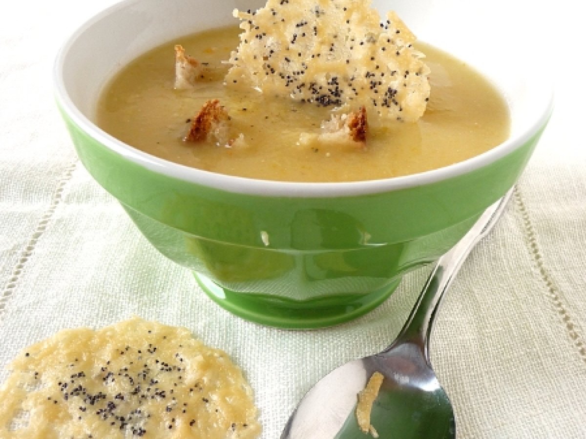 Vellutata di finocchio con chips di parmigiano, foto 1