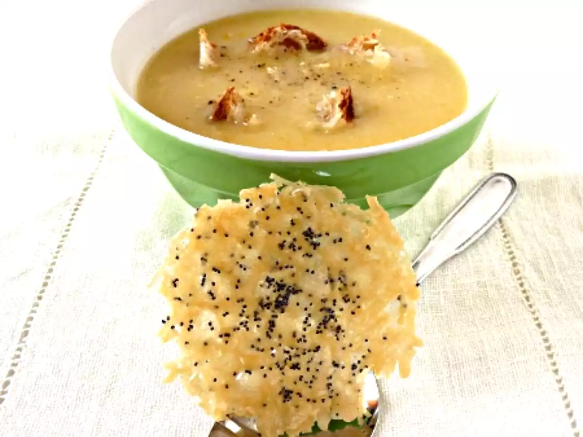 Vellutata di finocchio con chips di parmigiano - foto 2