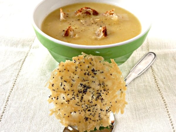Vellutata di finocchio con chips di parmigiano, foto 2