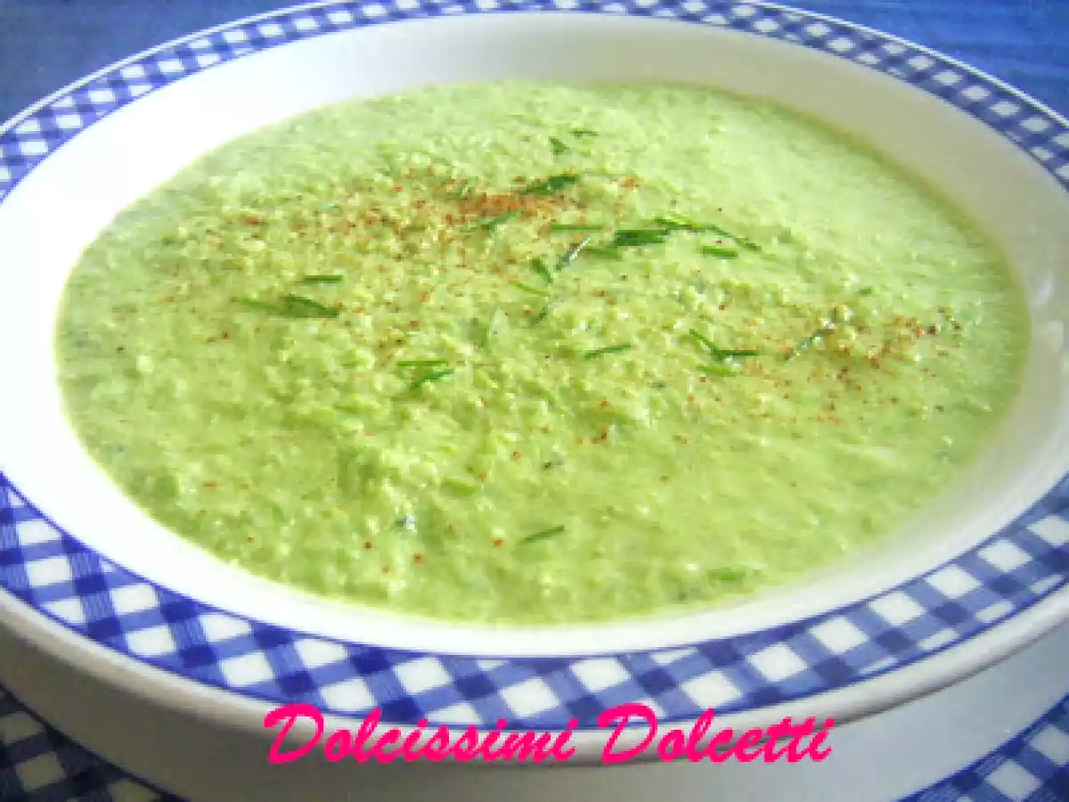 Vellutata di piselli e ricotta