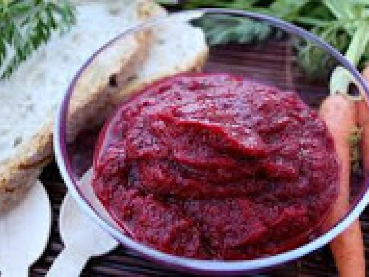 Vellutata di rape rosse