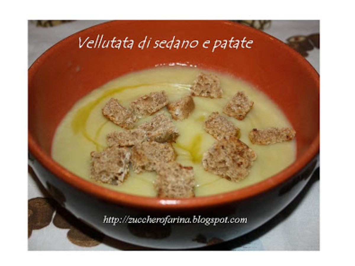 Vellutata di sedano e patate