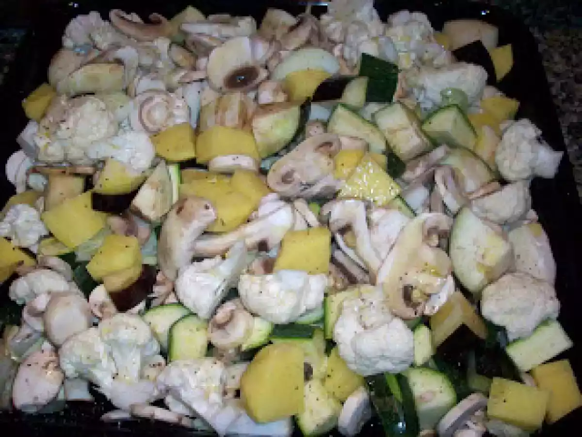 Verdure gratinate con besciamella vegetale