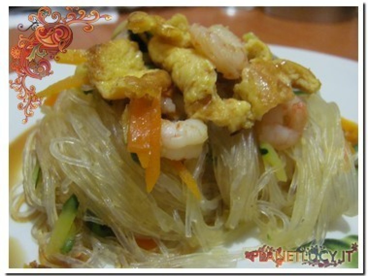 Vermicelli di soia alla cantonese