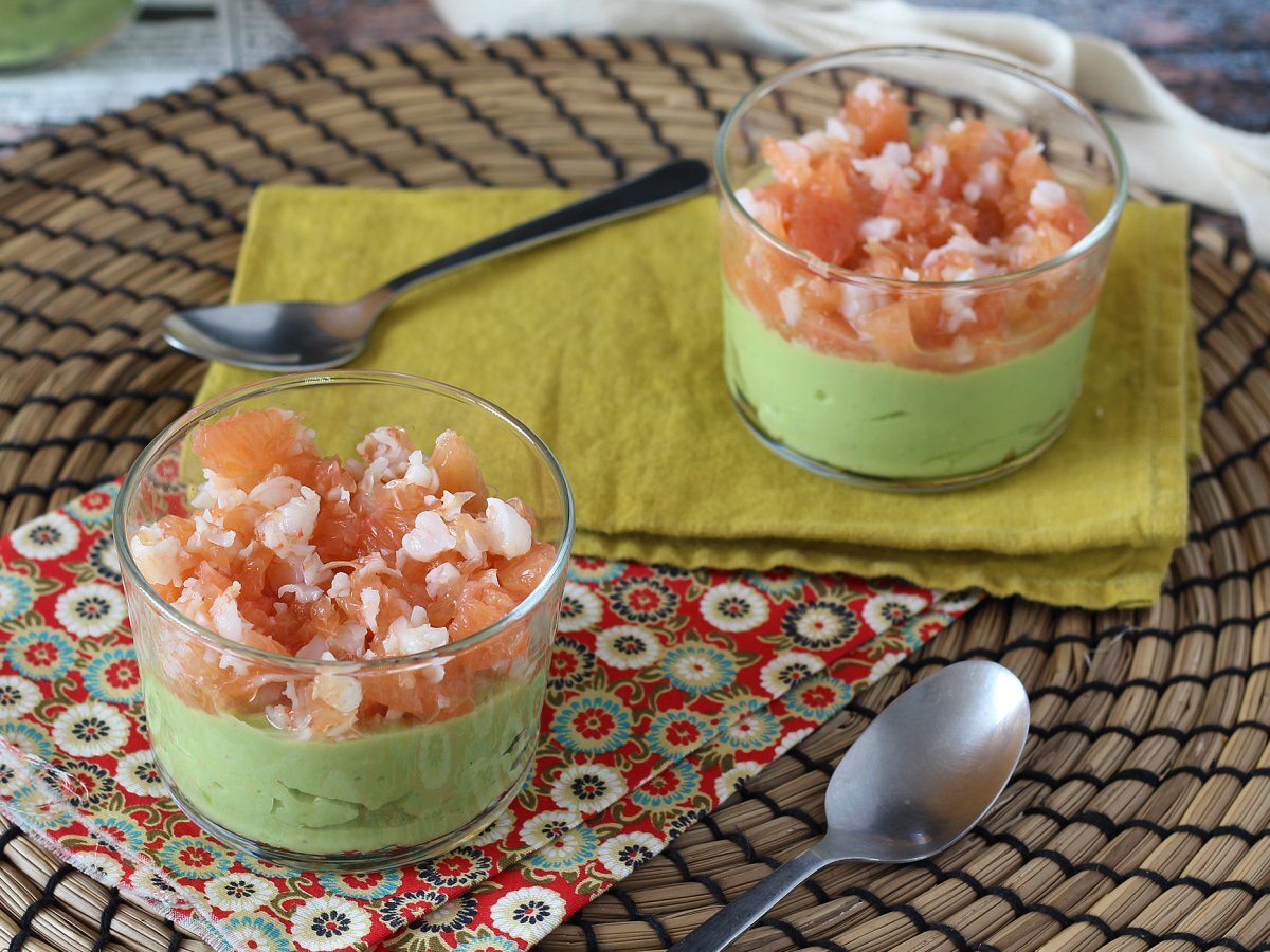 Verrine gamberetti, avocado e pompelmo - foto 3