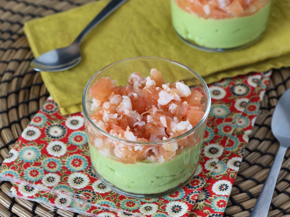 Verrine gamberetti, avocado e pompelmo - foto 5