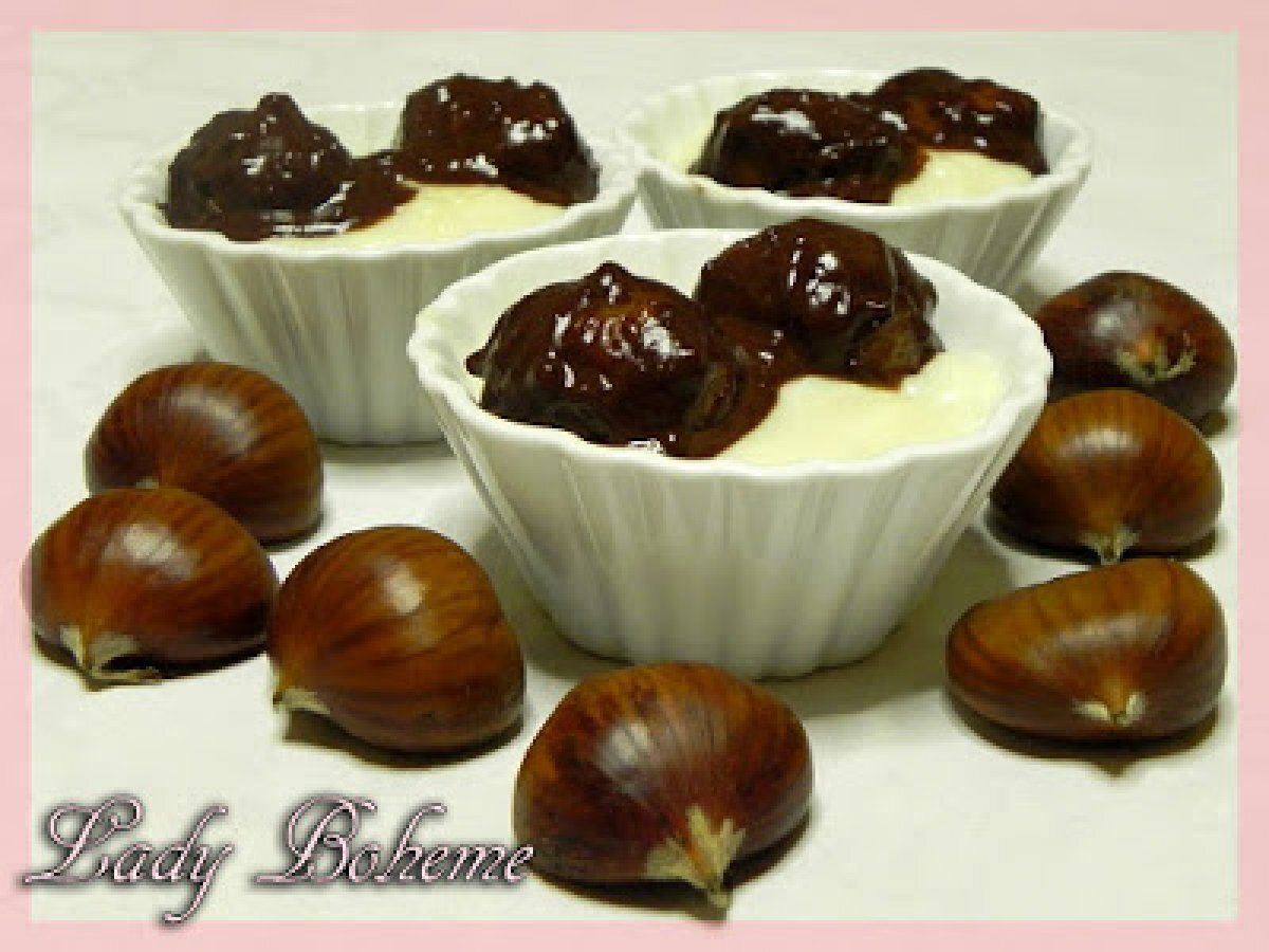 Via San Leonardo & Crema di ricotta e castagne ricoperte di cioccolato al rum