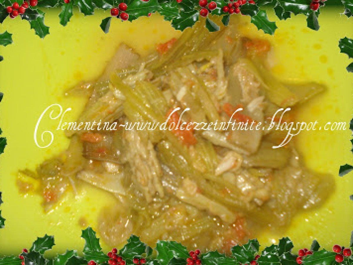 VIGILIA DI NATALE NEL GARGANO: CARDI CON IL BACCALA', foto 2