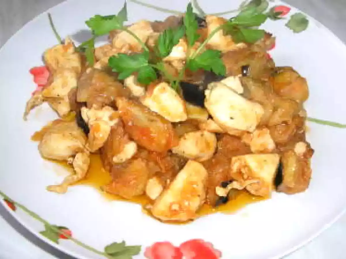 Vinete cu piept de pui( Melanzane con pollo) - foto 3