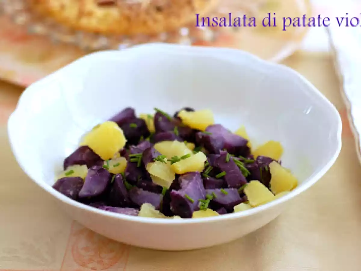 Vitel tonnè allo yogurt con contorno di patate viola - foto 2